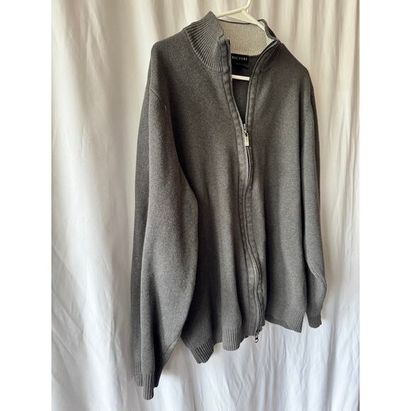 Structure Full Zip Mock Neck Sweater Jacket, Size XL - Picture 4 of 9